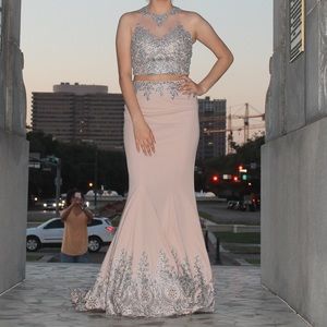 Two Piece Prom Dress